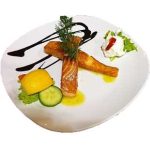 Frisches Lachsfilet